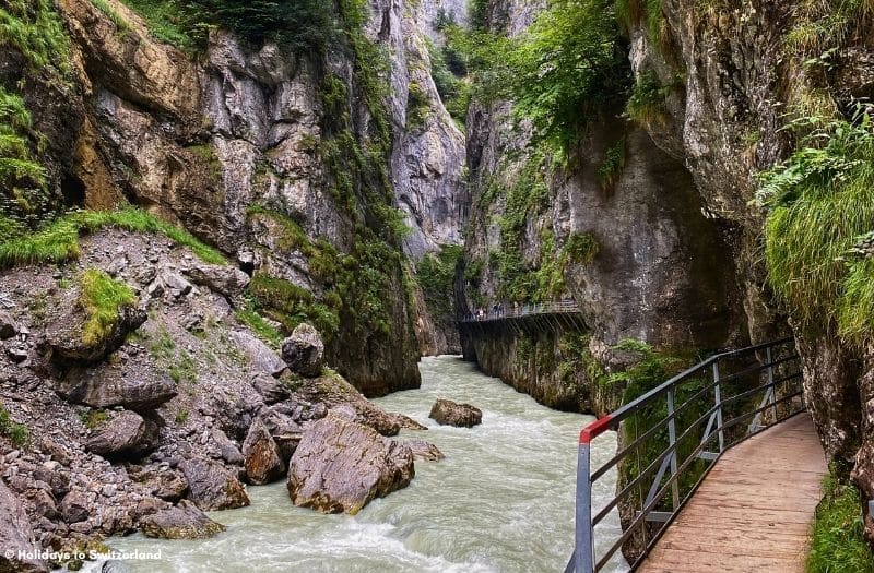 Aare Gorge in Berner Oberland