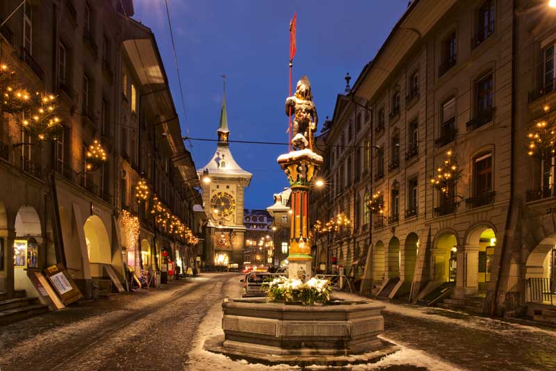 Bern Old Town with arcades