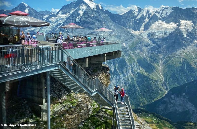 Birg station at Mt. Schilthorn