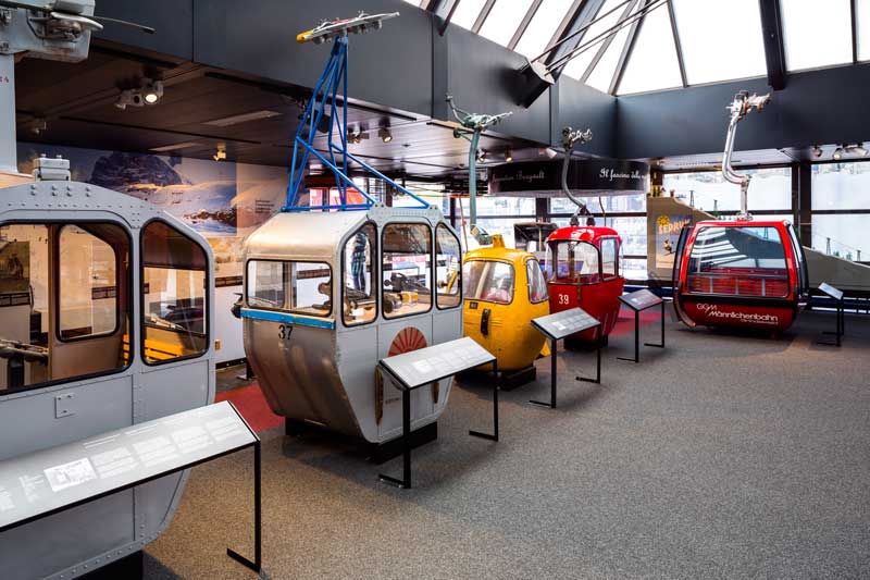 Cable car display at Swiss Transport Museum