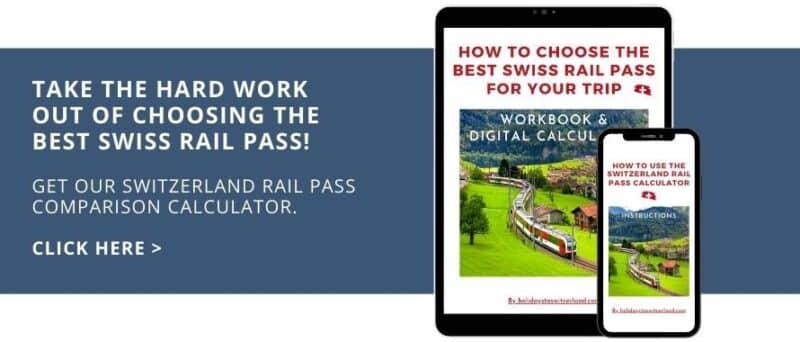 Switzerland Rail Pass Comparison Calculator banner