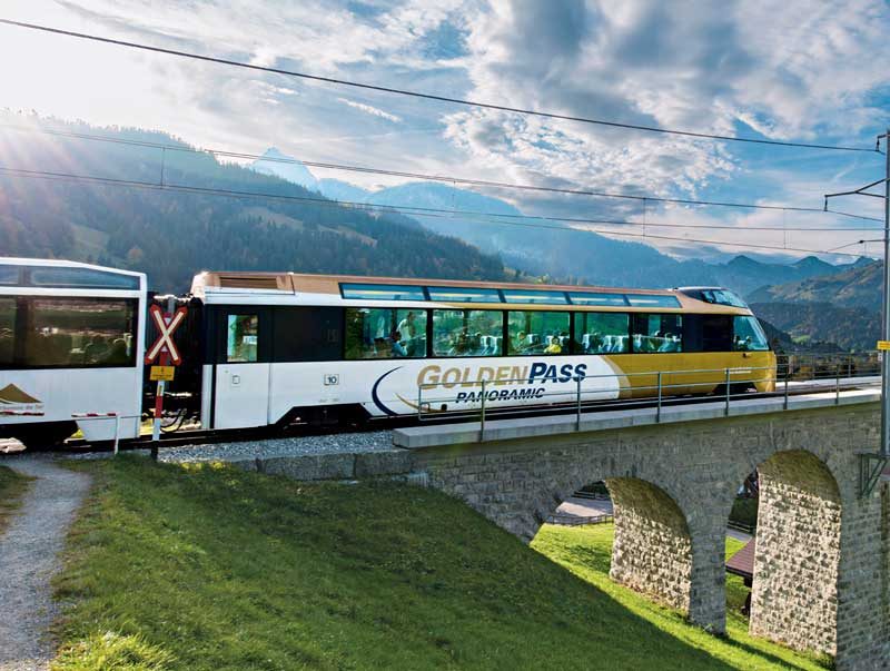 GoldenPass panoramic train