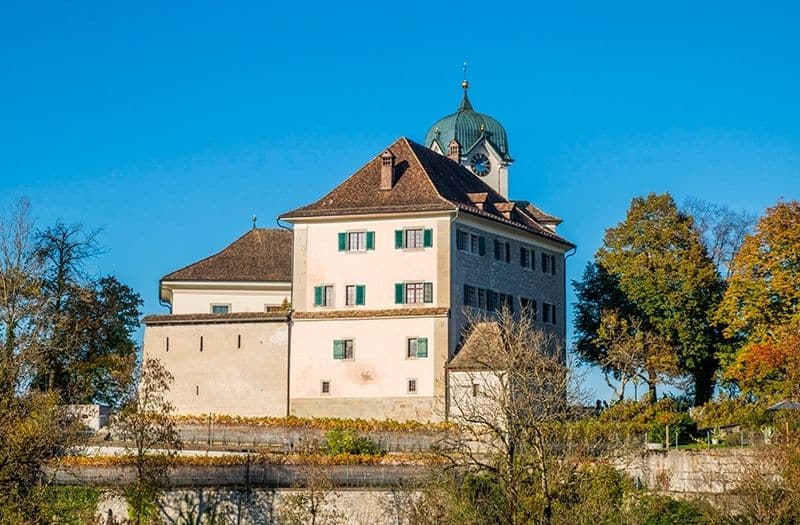 Historic building in Grüningen Switzerland