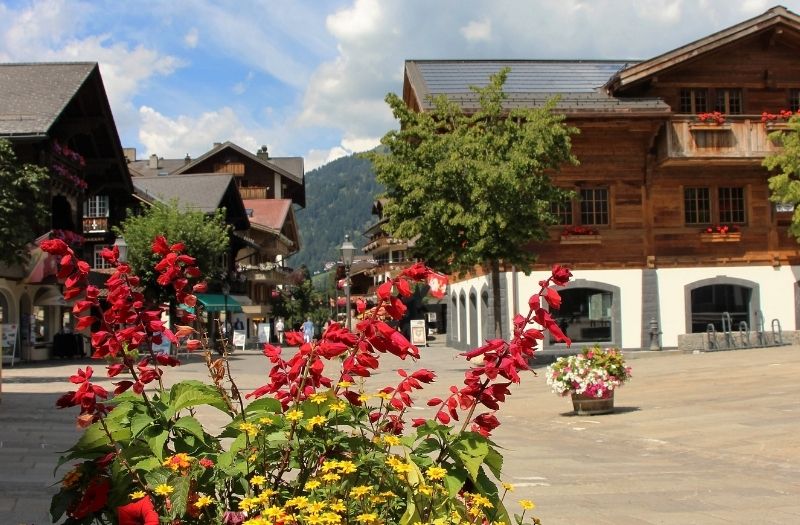 town in Gstaad