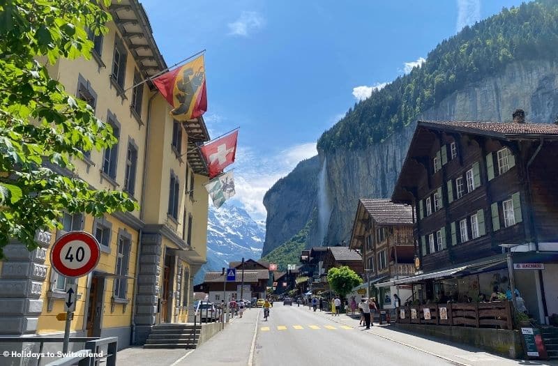 Lauterbrunnen main street