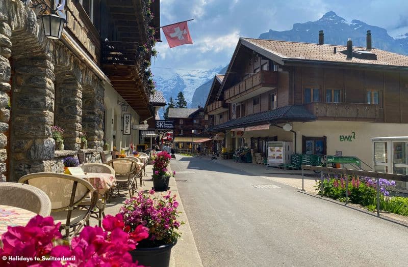 Main street of Murren