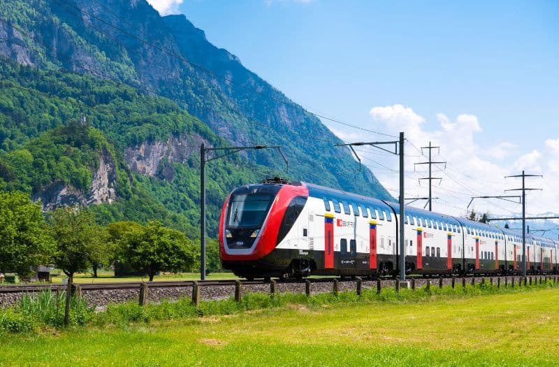 SBB train in Switzerland