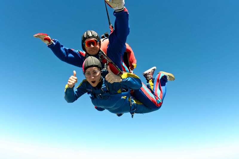 Sky diving Interlaken