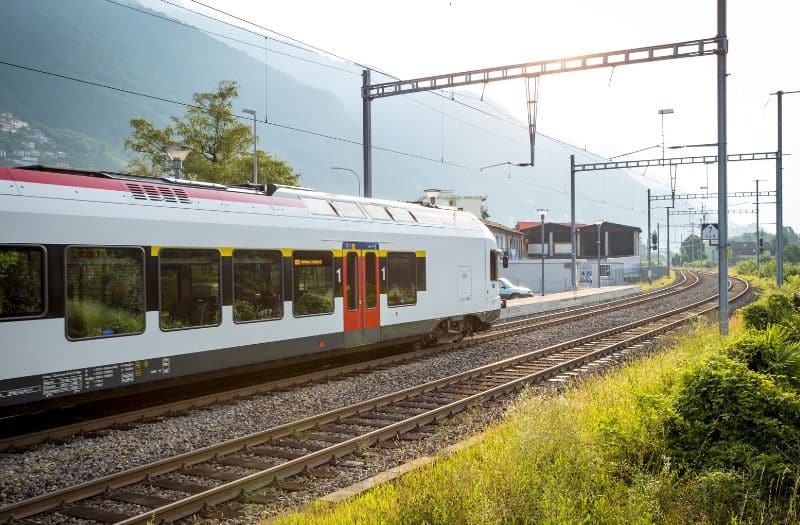 A Swiss train