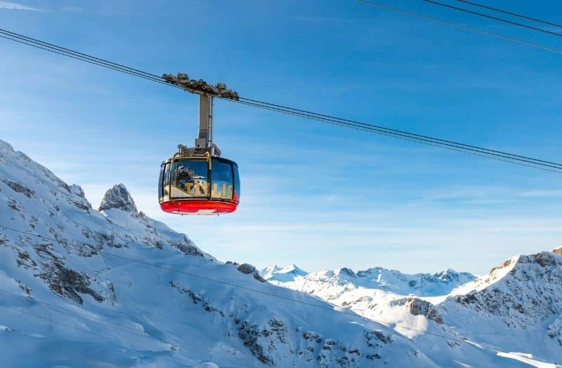 TITLIS Rotair rotating cable car