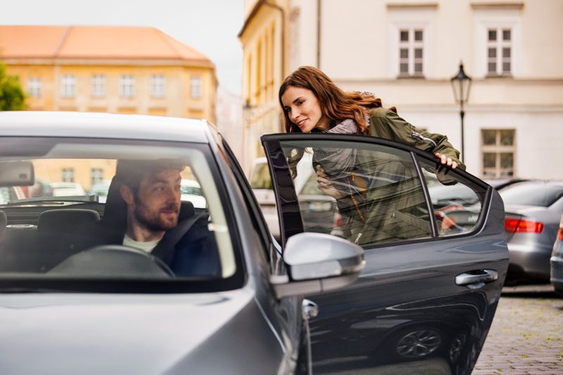 Uber ride sharing