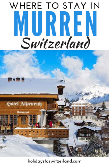 Where to stay in Murren, Switzerland
